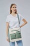 Zoozie Bags Bolsa Tote de Lona Verde